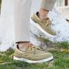 imageOrthoComfoot Mens Orthopedic SlipOn Loafers Walking Shoes Casual Canvas Plantar Fasciitis Loafers with Arch Support Comfortable Orthotic Shoes for Foot and Heel Pain ReliefW4khaki