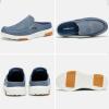 imageOrthoComfoot Mens Orthopedic SlipOn Loafers Walking Shoes with Arch Support Casual Plantar Fasciitis Slippers for Flat Feet Comfortable Orthotic Shoes for Foot and Heel Pain ReliefW9dark Blue