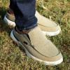 imageOrthoComfoot Mens Orthopedic SlipOn Loafers Walking Shoes with Arch Support Casual Plantar Fasciitis Slippers for Flat Feet Comfortable Orthotic Shoes for Foot and Heel Pain ReliefW3khaki