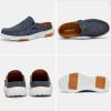 imageOrthoComfoot Mens Orthopedic SlipOn Loafers Walking Shoes with Arch Support Casual Plantar Fasciitis Slippers for Flat Feet Comfortable Orthotic Shoes for Foot and Heel Pain ReliefW1denim