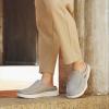 imageOrthoComfoot Mens Orthopedic SlipOn Loafers Walking Shoes with Arch Support Casual Plantar Fasciitis Slippers for Flat Feet Comfortable Orthotic Shoes for Foot and Heel Pain ReliefW8silvery Grey