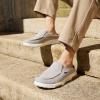 imageOrthoComfoot Mens Orthopedic SlipOn Loafers Walking Shoes with Arch Support Casual Plantar Fasciitis Slippers for Flat Feet Comfortable Orthotic Shoes for Foot and Heel Pain ReliefW8silvery Grey