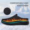 imageOrthoComfoot Mens Orthopedic SlipOn Loafers Walking Shoes with Arch Support Casual Plantar Fasciitis Slippers for Flat Feet Comfortable Orthotic Shoes for Foot and Heel Pain ReliefW2ablack Builtin Fleece Lining 