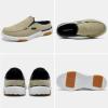 imageOrthoComfoot Mens Orthopedic SlipOn Loafers Walking Shoes with Arch Support Casual Plantar Fasciitis Slippers for Flat Feet Comfortable Orthotic Shoes for Foot and Heel Pain ReliefW3akhaki Builtin Fleece Lining 
