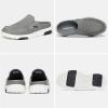 imageOrthoComfoot Mens Orthopedic SlipOn Loafers Walking Shoes with Arch Support Casual Plantar Fasciitis Slippers for Flat Feet Comfortable Orthotic Shoes for Foot and Heel Pain ReliefW10grey