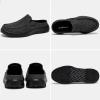 imageOrthoComfoot Mens Orthopedic SlipOn Loafers Walking Shoes with Arch Support Casual Plantar Fasciitis Slippers for Flat Feet Comfortable Orthotic Shoes for Foot and Heel Pain ReliefW2black