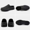 imageOrthoComfoot Mens Orthopedic SlipOn Loafers Walking Shoes with Arch Support Casual Plantar Fasciitis Slippers for Flat Feet Comfortable Orthotic Shoes for Foot and Heel Pain ReliefW2ablack Builtin Fleece Lining 