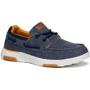 imageOrthoComfoot Mens Orthopedic SlipOn Loafers Walking Shoes Casual Canvas Plantar Fasciitis Loafers with Arch Support Comfortable Orthotic Shoes for Foot and Heel Pain ReliefW1denim
