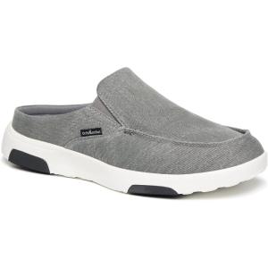 imageOrthoComfoot Mens Orthopedic SlipOn Loafers Walking Shoes with Arch Support Casual Plantar Fasciitis Slippers for Flat Feet Comfortable Orthotic Shoes for Foot and Heel Pain ReliefW10grey