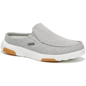imageOrthoComfoot Mens Orthopedic SlipOn Loafers Walking Shoes with Arch Support Casual Plantar Fasciitis Slippers for Flat Feet Comfortable Orthotic Shoes for Foot and Heel Pain ReliefW8silvery Grey