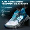 imageOrthoComfoot Womens Orthopedic Hands Free Running Shoes Comfortable Casual Arch Support Plantar Fasciitis Sports Sneakers High Arch Athletic Tennis Work Walking Shoes for Foot Heel Pain ReliefW2blue White