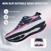 imageOrthoComfoot Womens Orthopedic Hands Free Running Shoes Comfortable Casual Arch Support Plantar Fasciitis Sports Sneakers High Arch Athletic Tennis Work Walking Shoes for Foot Heel Pain ReliefW3rose