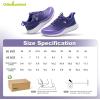 imageWomens Orthopedic Hands Free Running Shoes Comfortable Plantar Fasciitis Arch Support Sports Sneakerss Casual Orthotic High Arch Tennis Work Walking Shoes for Foot Heel Pain ReliefW2purple