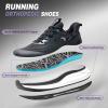 imageWomens Orthopedic Hands Free Running Shoes Comfortable Plantar Fasciitis Arch Support Sports Sneakerss Casual Orthotic High Arch Tennis Work Walking Shoes for Foot Heel Pain ReliefW1black