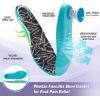 imageWomens Orthopedic Hands Free Running Shoes Comfortable Plantar Fasciitis Arch Support Sports Sneakerss Casual Orthotic High Arch Tennis Work Walking Shoes for Foot Heel Pain ReliefW2purple