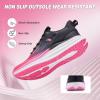 imageWomens Orthopedic Hands Free Running Shoes Comfortable Plantar Fasciitis Arch Support Sports Sneakerss Casual Orthotic High Arch Tennis Work Walking Shoes for Foot Heel Pain ReliefW3rose
