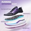imageWomens Orthopedic Running Shoes with Arch Support Comfortable Casual Plantar Fasciitis Flat Feet Tennis Walking Shoes Orthotic Supportive Athletic Sports Sneakers for Foot and Heel Pain ReliefW4dark Purple