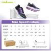 imageWomens Orthopedic Running Shoes with Arch Support Comfortable Casual Plantar Fasciitis Flat Feet Tennis Walking Shoes Orthotic Supportive Athletic Sports Sneakers for Foot and Heel Pain ReliefW4dark Purple