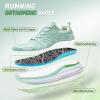 imageWomens Orthopedic Running Shoes with Arch Support Comfortable Casual Plantar Fasciitis Flat Feet Tennis Walking Shoes Orthotic Supportive Athletic Sports Sneakers for Foot and Heel Pain ReliefW3light Green