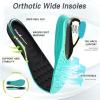 imageMens Orthopedic Diabetic Wide Running Sheos Comfortable Arch Support Plantar Fasciitis Sports Sneakers Casual Swollen Orthotic Work Tennis Walking Shoes for Foot and Heel Pain ReliefK4orange