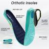 imageMens Orthopedic Diabetic Wide Walking Sheos Comfortable Arch Support Plantar Fasciitis Sports Running Sneakers Casual Swollen Orthotic Work Tennis Walking Shoes for Foot and Heel Pain ReliefK2dark Blue