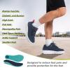 imageMens Orthopedic Diabetic Wide Walking Sheos Comfortable Arch Support Plantar Fasciitis Sports Running Sneakers Casual Swollen Orthotic Work Tennis Walking Shoes for Foot and Heel Pain ReliefK2dark Blue