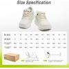 imageMens Orthopedic Diabetic Wide Walking Shoes Comfortable Plantar Fasciitis Fashion Sneakers with Arch Support Casual Hammer Toes Swollen Tennis Work Sports Shoes for Heel and Foot Pain ReliefK2beige