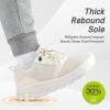 imageMens Orthopedic Diabetic Wide Walking Shoes Comfortable Plantar Fasciitis Fashion Sneakers with Arch Support Casual Hammer Toes Swollen Tennis Work Sports Shoes for Heel and Foot Pain ReliefK2beige