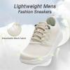 imageMens Orthopedic Diabetic Wide Walking Shoes Comfortable Plantar Fasciitis Fashion Sneakers with Arch Support Casual Hammer Toes Swollen Tennis Work Sports Shoes for Heel and Foot Pain ReliefK2beige