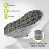 imageOrthoComfoot Mens Orthopedic Diabetic Wide Walking Shoes Comfortable Plantar Fasciitis Fashion Sneakers with Arch Support for Swollen Casual Hammer Toes Shoes for Foot and Heel Pain ReliefK3grey