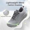 imageOrthoComfoot Mens Orthopedic Diabetic Wide Walking Shoes Comfortable Plantar Fasciitis Fashion Sneakers with Arch Support for Swollen Casual Hammer Toes Shoes for Foot and Heel Pain ReliefK3grey