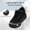 imageOrthoComfoot Mens Orthopedic Diabetic Wide Walking Shoes Comfortable Plantar Fasciitis Fashion Sneakers with Arch Support for Swollen Casual Hammer Toes Shoes for Foot and Heel Pain ReliefK1black