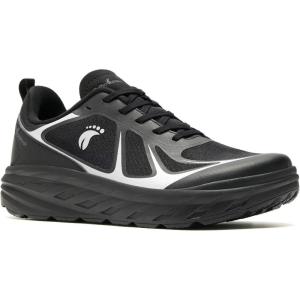 imageMens Orthopedic Diabetic Wide Running Sheos Comfortable Arch Support Plantar Fasciitis Sports Sneakers Casual Swollen Orthotic Work Tennis Walking Shoes for Foot and Heel Pain ReliefK1black