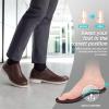 imageMens Orthopedic Business Leather Dress Walking Shoes Comfortable Arch Support Orthotic Plantar Fasciitis Formal Oxford Casual Work Classic Modern Slip On Loafers for Foot and Heel Pain ReliefW2dark Brown