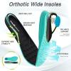 imageMens Orthopedic Diabetic Wide Running Shoes Comfortable Arch Support Plantar Fasciitis Sports Sneakers Casual Swollen Orthotic Work Tennis Walking Shoes for Ankle and Heel Pain ReliefK1black