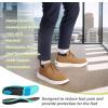 imageOrthoComfoot Mens Orthopedic Leather Ankle Boots Comfortable Casual Arch Support Plantar Fasciitis Walking Shoes Orthotic Flat Feet Tennis Work Sneakers for Foot and Heel Pain ReliefW2brown
