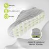 imageWide Toe Shoes for Men  New Wide Width Hiking Sneakers for Mens  Arch Support Walking Shoe for Plantar Fasciitics  Comfortable Work Sneaker for ManK2gray
