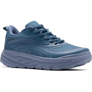 imageMens Orthopedic Diabetic Wide Running Shoes Comfortable Arch Support Plantar Fasciitis Sports Sneakers Casual Swollen Orthotic Work Tennis Walking Shoes for Ankle and Heel Pain ReliefK3dark Blue