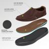 imageOrthoComfoot Mens Orthopedic SlipOn Loafers Walking Shoes Casual Arch Support Loafers for Plantar Fasciitis Comfortable Orthotic Dress Shoes for Foot and Heel Pain ReliefW5coffee