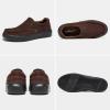 imageOrthoComfoot Mens Orthopedic SlipOn Loafers Walking Shoes Casual Arch Support Loafers for Plantar Fasciitis Comfortable Orthotic Dress Shoes for Foot and Heel Pain ReliefW5coffee