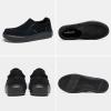 imageOrthoComfoot Mens Orthopedic SlipOn Loafers Walking Shoes Casual Arch Support Loafers for Plantar Fasciitis Comfortable Orthotic Dress Shoes for Foot and Heel Pain ReliefW1black