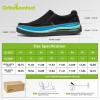 imageOrthoComfoot Mens Orthopedic SlipOn Loafers Walking Shoes Casual Arch Support Loafers for Plantar Fasciitis Comfortable Orthotic Dress Shoes for Foot and Heel Pain ReliefW1black