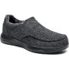 imageOrthoComfoot Mens Orthopedic Slippers Shoes with Arch Support Plantar Fasciitis House Slip On Loafers Comfortable Moccasin Mule Clogs for Indoor OutdoorW1black