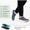 imageMens Orthopedic Slip On Loafers with Arch Support Comfortable Plantar Fasciitis Orthotic Shoes for Plantar Fasciitis Canvas Thick Sole Walking Shoes for Foot and Heel Pain ReliefW1denim1