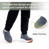 imageMens Orthopedic Slip On Loafers with Arch Support Comfortable Plantar Fasciitis Orthotic Shoes for Plantar Fasciitis Canvas Thick Sole Walking Shoes for Foot and Heel Pain ReliefW1denim1