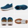 imageOrthoComfoot Womens Orthopedic Fashion Sneakers for Plantar Fasciitis Supportive Cushioned Walking Shoes with Arch Support Orthotic Soft Casual Sneakers for Ankle and Foot Pain ReliefW3blue