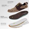 imageOrthoComfoot Womens Orthopedic Fashion Sneakers for Plantar Fasciitis Supportive Cushioned Walking Shoes with Arch Support Orthotic Soft Casual Sneakers for Ankle and Foot Pain ReliefW3leopard