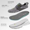 imageOrthoComfoot Womens Orthopedic Fashion Sneakers for Plantar Fasciitis Supportive Cushioned Walking Shoes with Arch Support Orthotic Soft Casual Sneakers for Ankle and Foot Pain ReliefW2gray