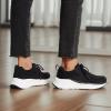 imageOrthoComfoot Womens Orthopedic Fashion Sneakers for Plantar Fasciitis Supportive Cushioned Walking Shoes with Arch Support Orthotic Soft Casual Sneakers for Ankle and Foot Pain ReliefW1black