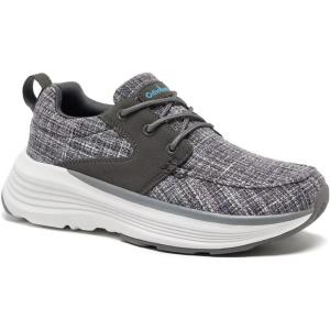 imageOrthoComfoot Womens Orthopedic Fashion Sneakers for Plantar Fasciitis Supportive Cushioned Walking Shoes with Arch Support Orthotic Soft Casual Sneakers for Ankle and Foot Pain ReliefW2gray